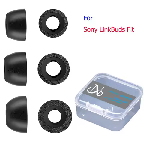 Memory Foam Ear Tips For Sony LinkBuds Fit Eartips Cushion Earbuds Earplugs Earphone Case Accessorie