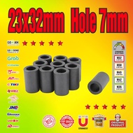 SUPER STRONG FERRIT MAGNET HOLE 23x32mm - 23 x 32 mm HOLE 7mm