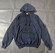 Sweater hoodie stone island washed / Jaket washing stone island abu / Hoodie pria wanita stone islan