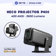 Heco P400 Smart Projector｜400 ANSI | 3600 Lumens | Native 1080P | Dual UI System | Auto Focus+Keysto