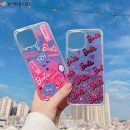 OPPO R17 R15 F11 Pro R15X K1 R11 R11s R9 R9s R7 F3 F1 Plus R7s F9 F7 F5 F1s Phone Case Liquid Quicksand Barbie Doll The Spice Girls Girl Shiny Glitter Clear Casing Cases Case Cover