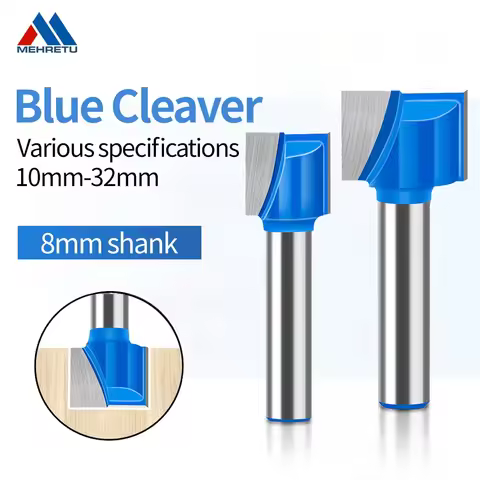 8mm T-Slot Wood Milling Cutter Cleaning Bottom Engraving Bit Solid Carbide Router Bit Woodworking Ca