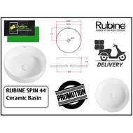 RUBINE SPIN 44 Ceramic Basin