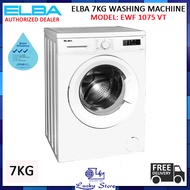 (Bulky) ELBA EWF1075VT 7KG FRONT LOAD WASHING MACHINE, 1000RPM, MADE IN EUROPE, FREE DELIVERY