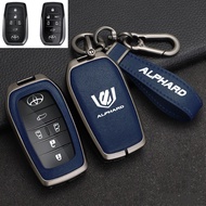 Alloy Car Remote Key Case Protector Cover, Fit for Toyota Alphard Vellfire Keyless Auto Accessories