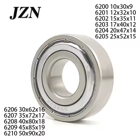 Stainless steel deep groove ball bearing 6200 6200 6201 6202 6203 6204 6205 6206 6207 6208 6209 6210