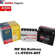 AKI MOTOR HONDA BEAT ASPIRA GTZ5S KIT MF ORIGINAL AKI KERING