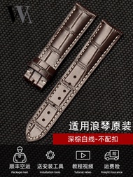 Dây Đeo Đồng Hồ Nam Bằng Da Thật Chính Hãng Cho Đồng Hồ Longines Constance Magnifique Moon Phase Dây