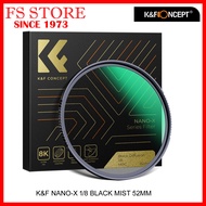 K&F NANO-X 1/8 BLACK MIST 40.5M M/43MM/49MM/52MM/55MM/58MM/62MM/72MM/77M/82MM