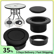 Outdoor Patio Table Umbrella Hole Ring Plug Cap Set for Garden Table Parasol, Hole Cover & Pole Stab