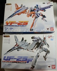 中古已開封$960/2盒 BANDAI 超時空要塞F MACROSS F DX 超合金 GE-65 YF-25 PROPHECY ／VF-25F彌賽亞瓦爾基里超次元要塞超時空要塞F