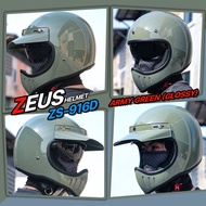 *แถมฟรี!แก๊ปหน้าทุกใบ* หมวกกันน็อค ZEUS ZS-916D รุ่นใหม่ล่าสุด 2024 สายวินเทจ คลาสสิค ห้ามพลาด a ARM
