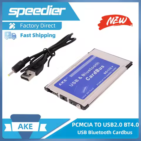 2025 NEW NEC PCMCIA To USB 2.0+BT4.0 Bluetooth 4.0 V4.0 AKE with Antenna Power Cord Cable 32bit COMB