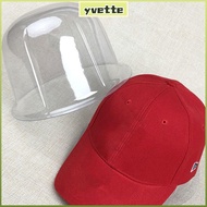 YVE Bucket Hat Storage , 50-57cm Inner Support Baseball Hat Display Rack,  Transparent Cover Brimles