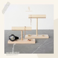 Jewelry Product Display Stand T-Shaped Wooden Ring Stand Bracelet Necklace Display/ Jewelry Stand