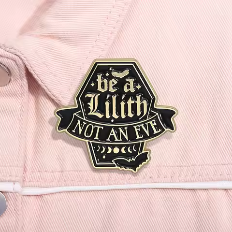 Do Lilith Instead Of Eve Brooch Accessories Clothes Versatile Book Bag Accessories Jewelry For Frien