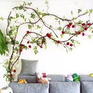 T Tree Vines Roses Simulation Dry Rattans Decorative Vines Branches Number Stems Fake Leaves Wedding