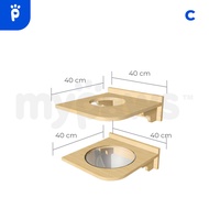 My Paws บ้านแมวติดผนัง กล่องแมวติดผนัง รังแมวติดผนัง คอนโดแมวติดผนัง แบบ DIY