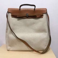 Hermes Vintage HerBag MM 35cm 2in1