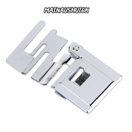 MAINAUSHUI6K Elastic Fabric Presser Foot, Silver 4.7 x 2.5cm Sewing|Presser Foot, Durable Metal Stre