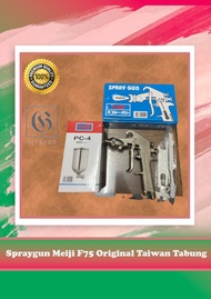 Spraygun Meiji F75 Original Taiwan Tabung Atas