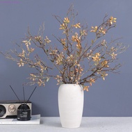 FUSIONFLASH Artificial Plant Dead Branch, Real Touch Plastic Eucalyptus Fruit Branch, Faux Plant Lif