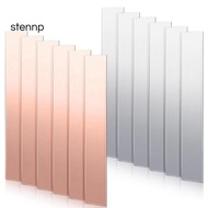 12 Pcs Pure Copper Zinc Anode Sheet 99.9% High Purity Copper Zinc Electrode Strips 0.04 Inch X 0.98 