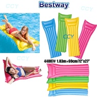 Bestway 183*69CM Floating Bed Inflatable Swimming Pool Floating Mattress Water Sport Blanket Soft