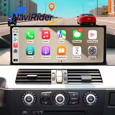 15.8h Android Auto Multimedia For BMW 5 Series 3 Series E90 E91 E92 E60 E61 E63 E64 2007-2010 Screen