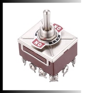 AC 380V 10A ON/OFF/ON 3 Positions 12 Pin Latching Toggle Switch 4PDT u1bhhrhds
