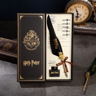 Feather Quill Dip Pen Bulu Harry Potter Calligraphy Set Kaligrafi Retro Calligraphy Feather Dip Pen