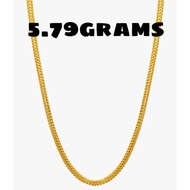 TOP 916 Gold Infinity Chain Necklace 22K 5.79grams