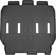 SMARTLINER Floor Mats 2nd and 3rd Row Liner Black for 2017-2019 Chrysler Pacifica 7 or 8 Passenger M