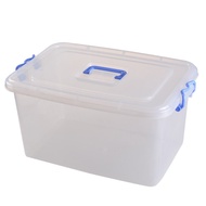 Transparent Transparent Quilt Storage Box with Lid 35L Clothes Plastic Large Storage Box Daily Misce