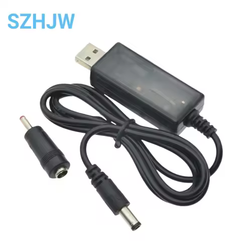 USB To DC5.5/3.5mm Router Optical Cat Booster Cable 5V Booster Cable To 9V12V Charging Cable