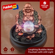 Laughing Buddha Water Fountain With Led Light | Feng Shui by PakBet TV