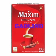 Maxim Coffee Original Kopi Korea Isi 100 Pcs Made In Korea