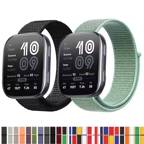 Nylon Loop for Amazfit Bip 6 Bip6 Smart watch band Replacment Bracelet Sport Watchband Accessories C