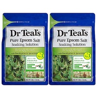 Direct from JAPAN Medicated Bath Salts Teals Epsom Salt Eucalyptus &amp; Spearmint Fragrance 1.36kg×Set of 2