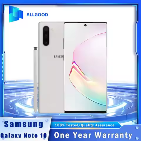 Original Samsung Galaxy Note 10 N970U1 6.3" Dynamic AMOLED 8GB RAM 256GB ROM Snapdragon 855 Triple 1