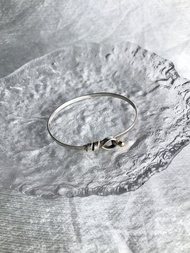 【 日本直送 名牌中古包 】Tiffany & Co. 蒂芙尼 手鐲 銀色 Hook & Eye 純銀925 vintage 45sssk