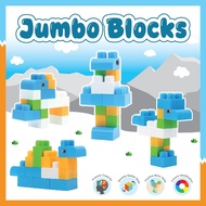 Sunta 34PCS Jumbo Building Blocks: Colorful & Safe Big Bricks for Toddlers