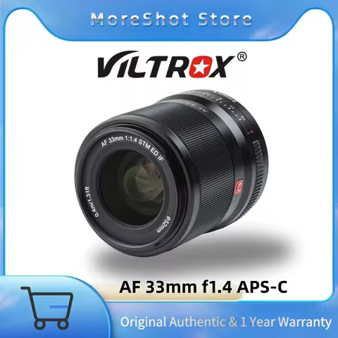 Viltrox AF 33mm F1.4 APS-C Wide-angle Large Aperture Lens Black for Fujifilm X Fuji X X-T3 X-H1 X20 