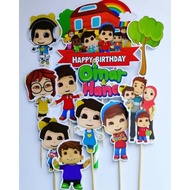 Omar Hana Cake Topper Birthday