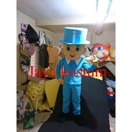 kostum badut upin & ipin sulap