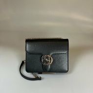 GUCCI 510304 黑色銀扣風琴包