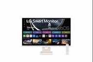 LG 27" MyView Smart Monitor FHD IPS 智能顯示器 27吋 白色mon 有遙控 airplay airplay2 youtube netflix