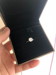 保證真貨 有單有盒 Just Gold 鎮金店 33份 18K 鑽石戒指 15 號圈