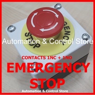 LAY37 EMERGENCY PUSH STOP BUTTON 22mm|E-STOP SWITCH BOX|EMERGENCY STOP PUSH BUTTON|EMERGENCY STOP|E-STOP