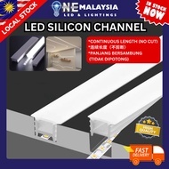 LED Silicone Channel Strip Light Rubber Silicone LED Channel LED Cover Casing Housing LED Profile Ho